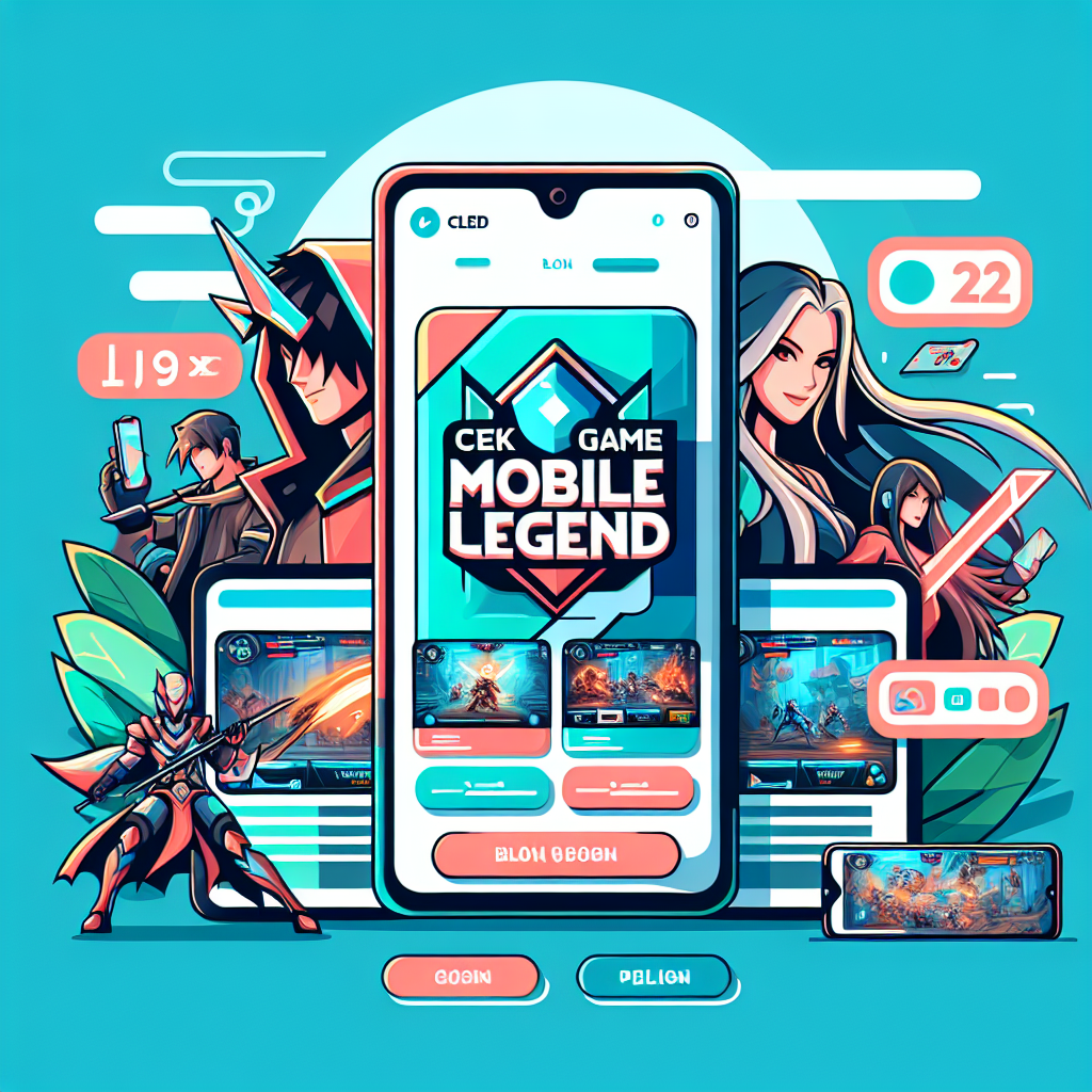 CEK ID Game Mobile Legend