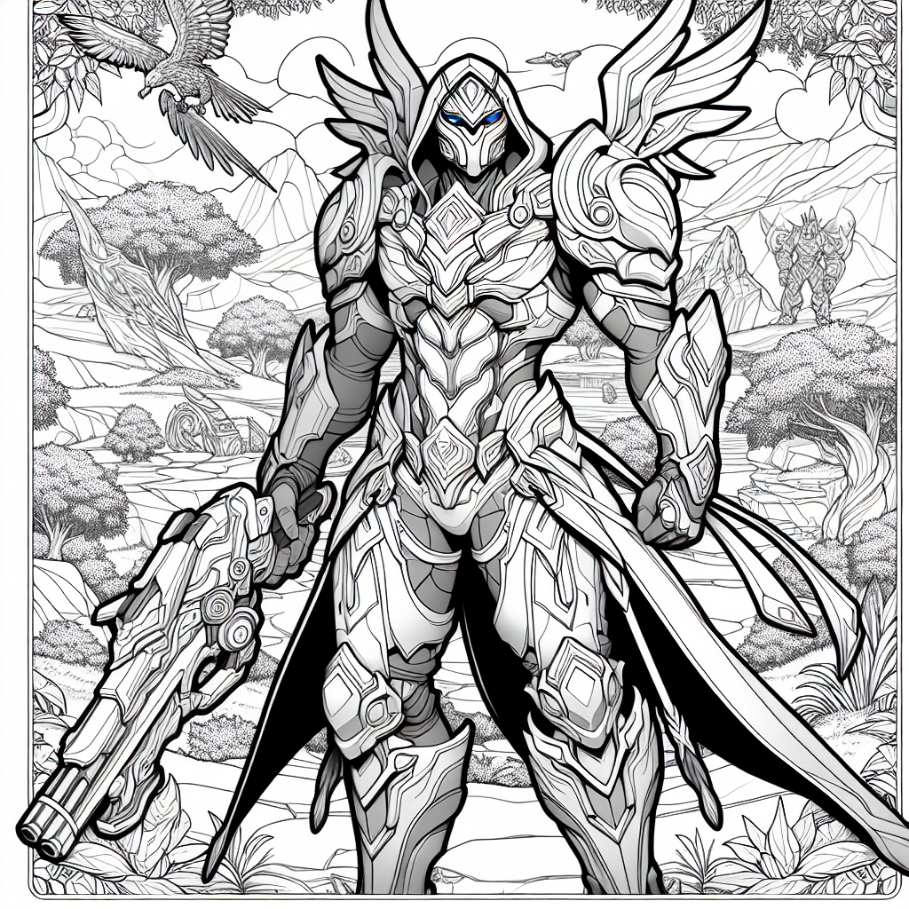 gambar mewarnai mobile legend untuk anak-anak